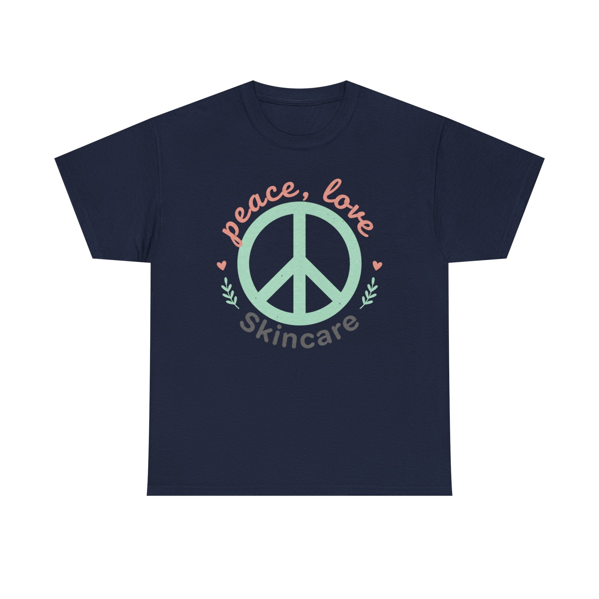 Peace Love Skincare T-Shirt — Cute Eco Vibes Graphic Tee