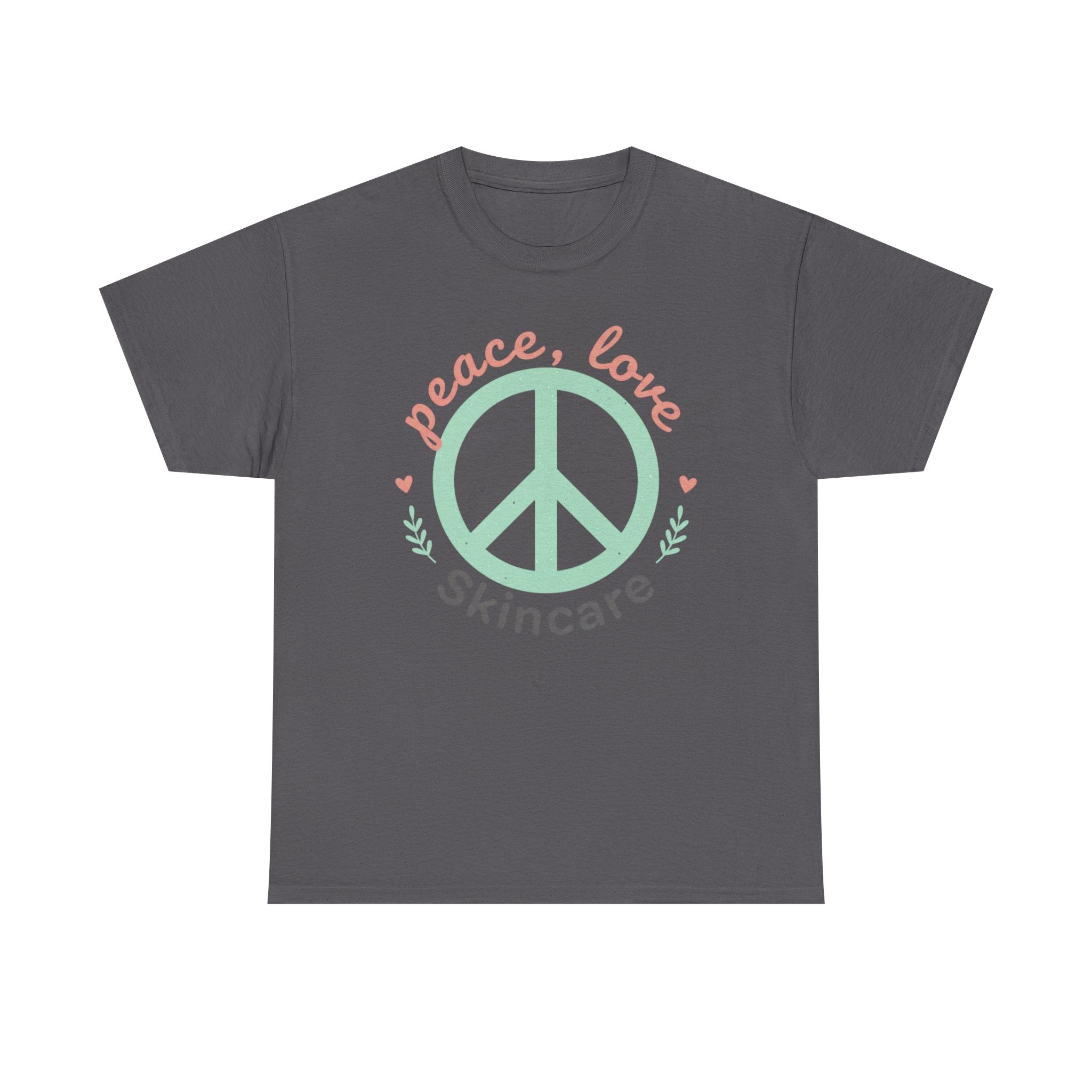 Peace Love Skincare T-Shirt — Cute Eco Vibes Graphic Tee