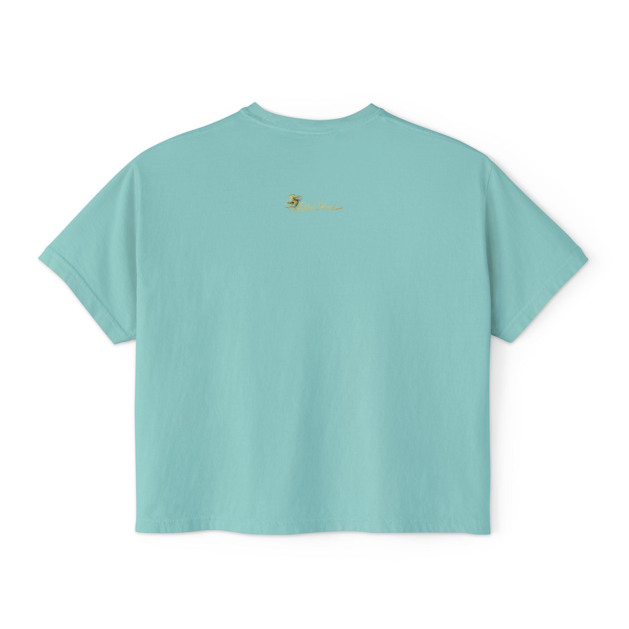 Professional Glow Maker Boxy Tee — Retro Pink & Orange Graphic Women's Shirt