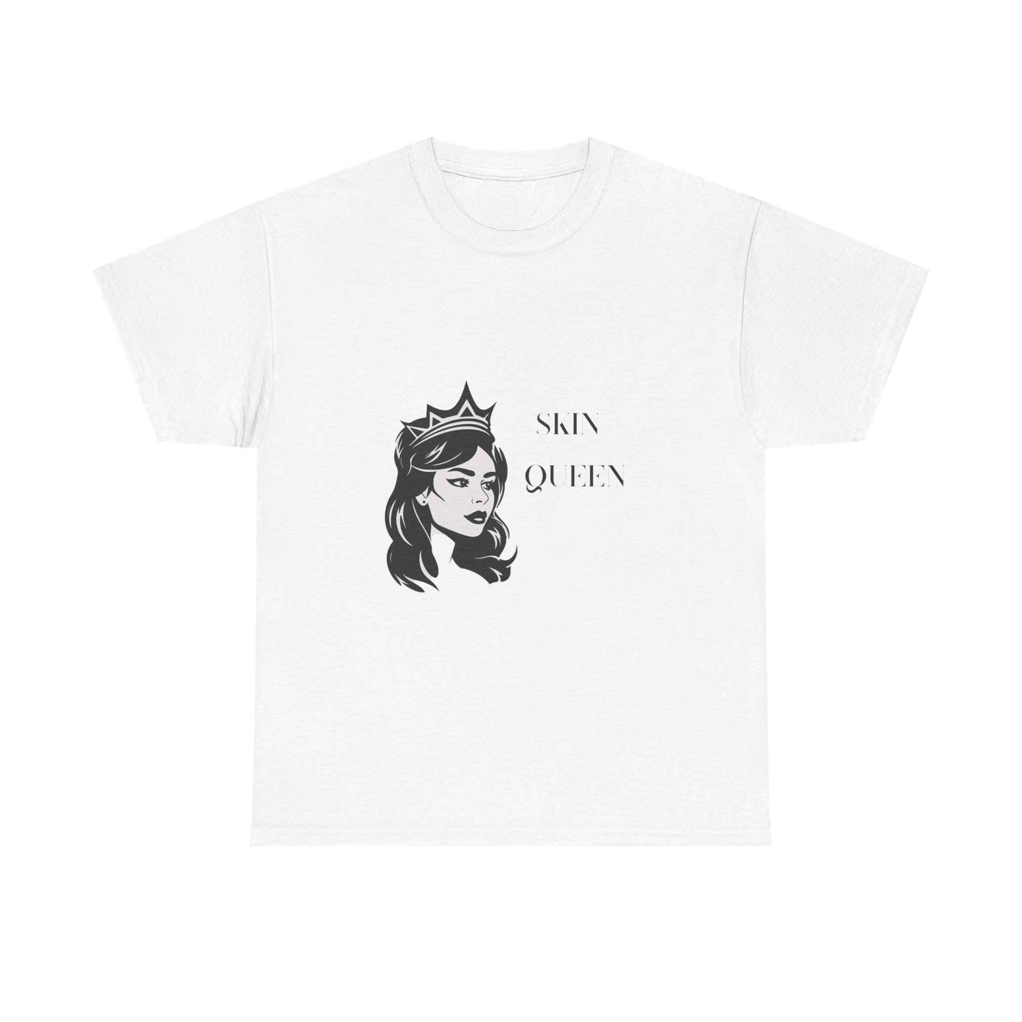 T‑Shirt — "Skin Queen" Graphic Tee with Crowned Woman Illustration