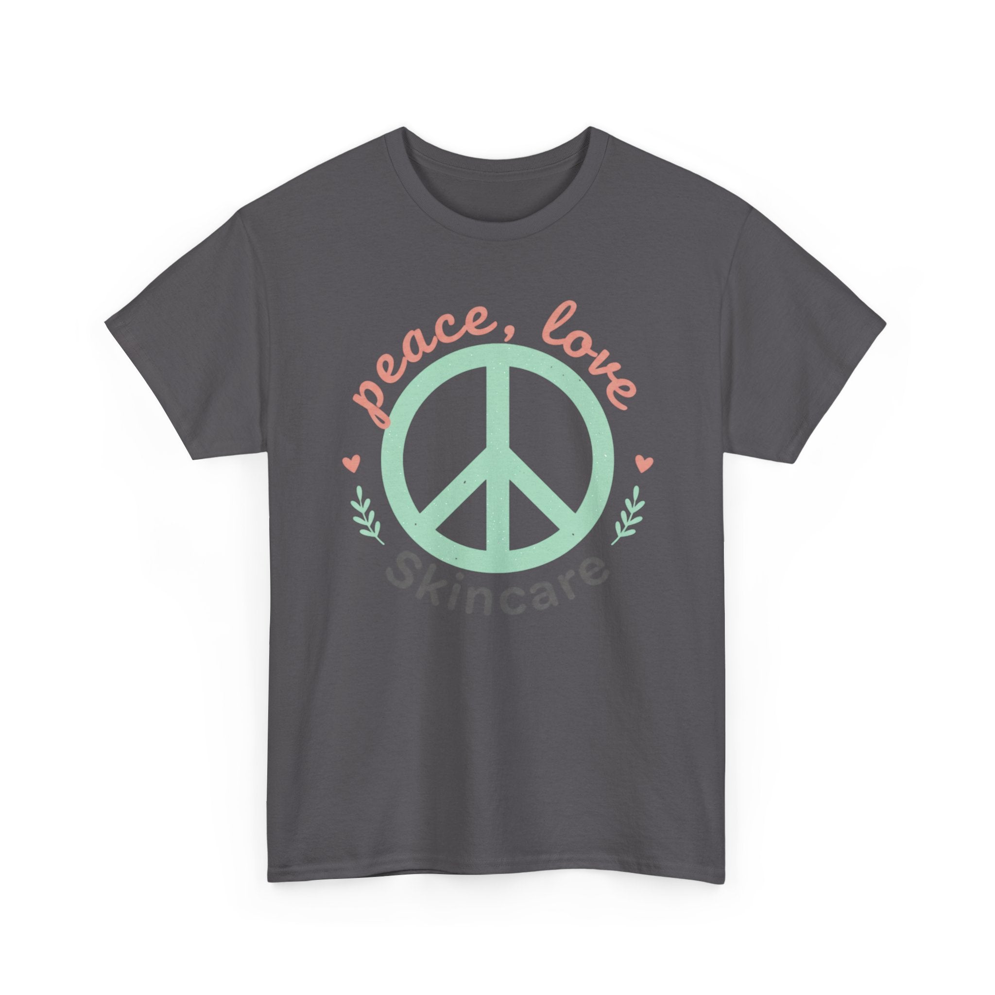 Peace Love Skincare T-Shirt — Cute Eco Vibes Graphic Tee