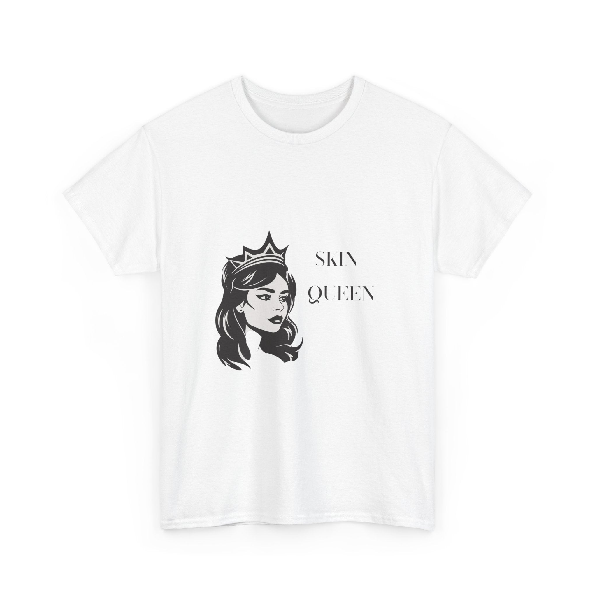 T‑Shirt — "Skin Queen" Graphic Tee with Crowned Woman Illustration